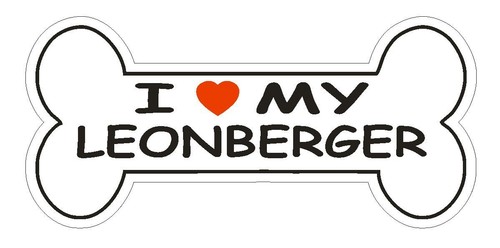 Love leonberger bumper - love,