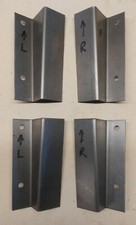 Pair of new No. Plate brackets for Hillman Imp - Sport & Stiletto engine lids 