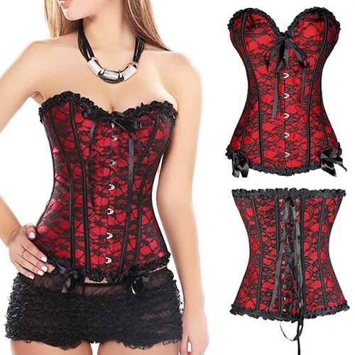 Women sexy overbust boned - overbust,