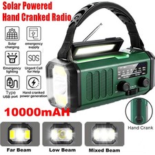 10000mAh Wind Up Solar Radio