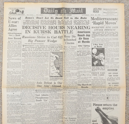 Vintage original daily mail - vintage,