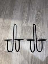 Minimal Black Wall Candle