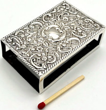 Antique Silver Match Box