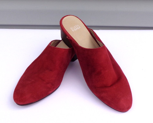Eileen fisher suede mules - eileen,