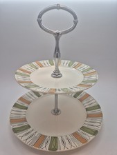 Kathie Winkle Viscount 2 Tier Vintage Cake Stand