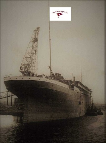 Rms titanic being - fitted, out