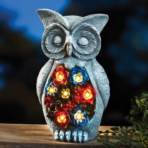 Solar powered owl with - solar,