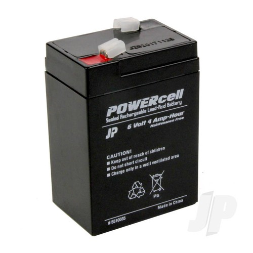 4ah powercell gel - 6v,
