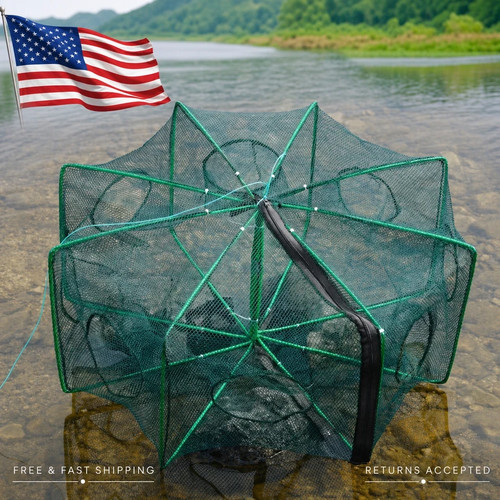 Fishing net trap folding - fishing, crab