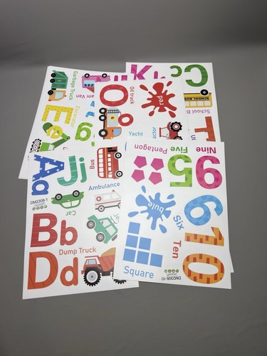 Alphabet numbers letters - numbers, abc