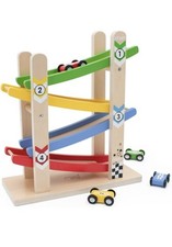 Wooden Car Ramp Racer, Click Clack Track– UK Design, Non-Toxic paint Toys
