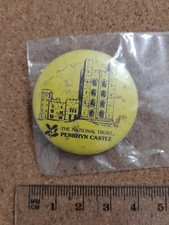 National Trust PENRHYN CASTLE Charity Tin Badge