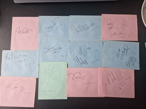 Cardiff devils 17 - cardiff, autographs