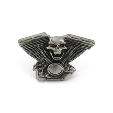 Twin engine skull licence - skull,