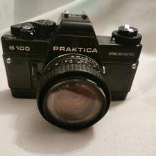 Praktica B100 electronic mit Pentacon PRAKTICAR 1:1.8/50 MC Lens