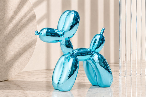 Balloon dog sculpture resin - dog,