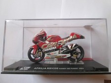 RANDY DE PUNIET APRILIA RSV250  MOTO GP 2004  1-24 SCALE MOTORCYCLE MODEL