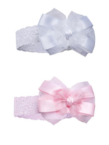 Baby girls lace bow - baby,