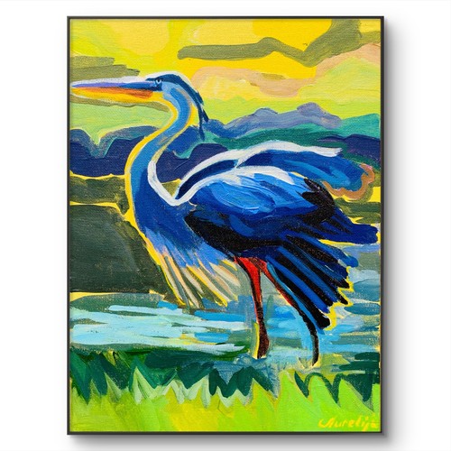 Original expressionism 9x12 - expressionism,