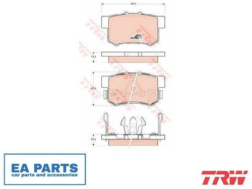Brake pad set disc - brake,