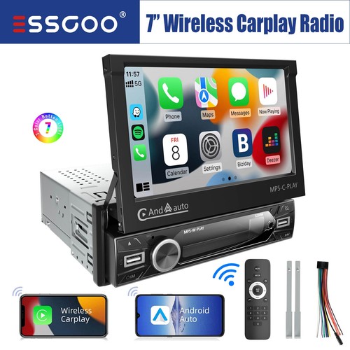 Din wireless carplay android - 1,