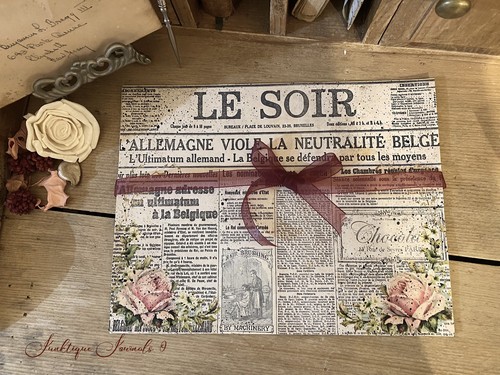 Junk journal ephemera - journal,