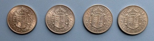 Half crown halfcrown coins - crown, 4