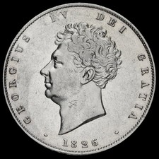 1826 George IV Milled Silver