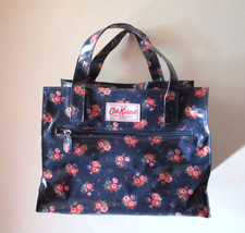 Luxury Cath Kidston Small Blue/Pink, PVC Wipeable Shopping Tote/Bag NWT  (71)