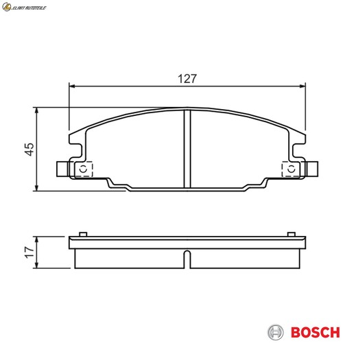 Brake pad set disc - pad, 0