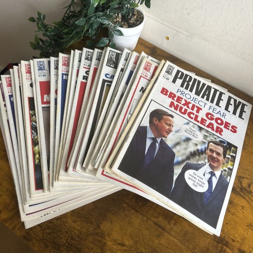Private eye magazine - eye, year