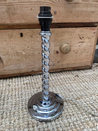 Art deco chrome lamp - deco, with