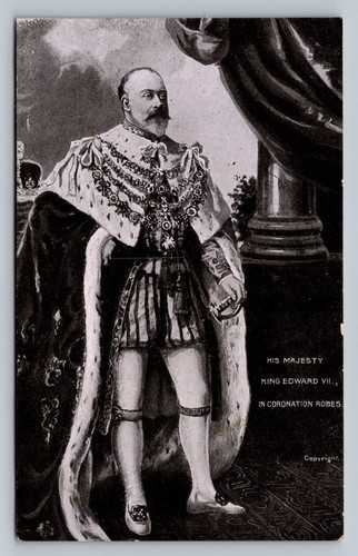 Postcard king edward vii - -,