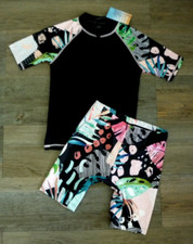 BNWT NEXT Girls Black Palm UV
