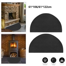 Fire Resistant Mat Fireproof Fireplace Area Rug Hearth Grill Protection Floor UK