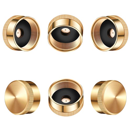 6pcs solid brass cap - solid,