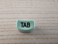 Genuine Original Hermes Baby 3000 Typewriter Key - Tab    FREE SHIPPING