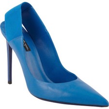 New Philippe Model Electric blue 100% leather shoes EU39,5  UK6,5  RRP £450