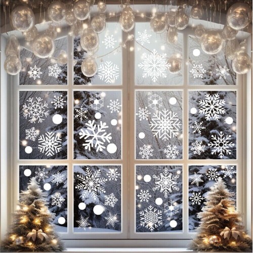 114x reusable christmas window - 114x,