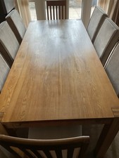 Solid oak seater dining - 8-seater,