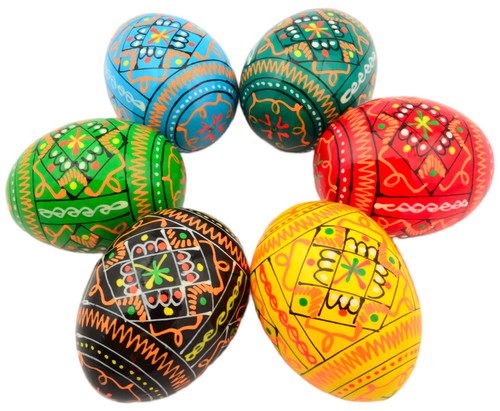 Wooden ukrainian pysanky - ukrainian,