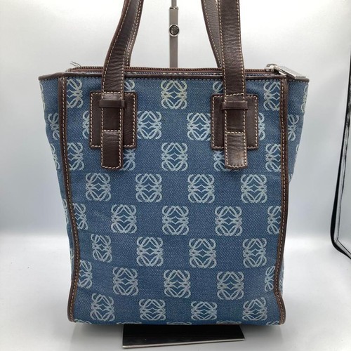 Loewe blue denim handbag - blue,