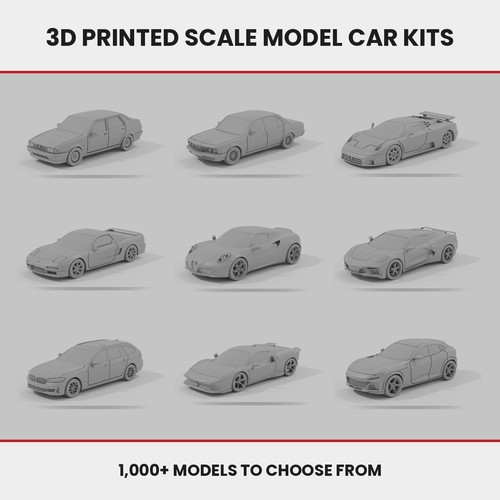 Resin printed scale model - resin,