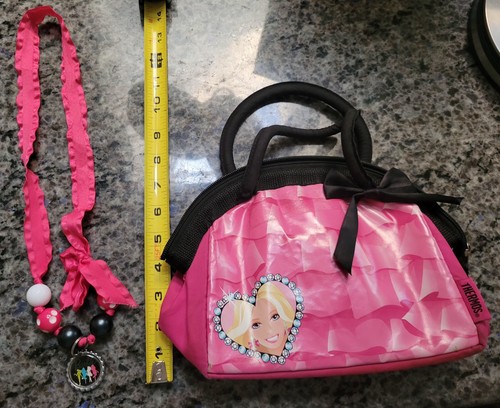 Barbie necklace pink purse - barbie, &