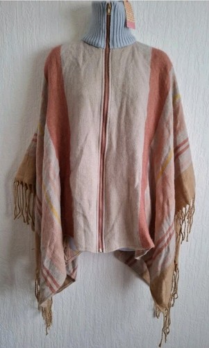 White stuff fringed cape - fringed,