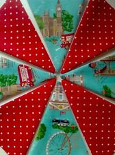 CATH KIDSTON HANDMADE BUNTING 2.1m LONDON / RED DOT