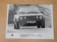 VOLKSWAGEN GOLF GTI 16-VALVE 3-DR DEBUT PRESS PHOTO (1986)