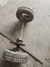 murray axle rear back go cart kart project chain ride on lawn mower solid wheels