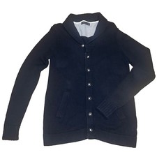 ZARA MAN Navy Blue Chunky Knit
