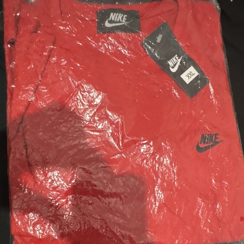 Nike men red - red, crew